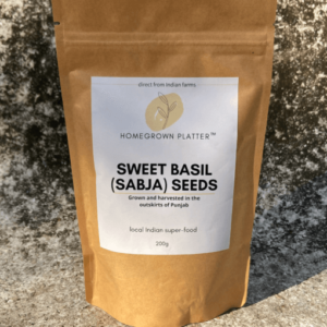 Gut cooling Sabja (Sweet Basil) seeds from Punjab, 200g